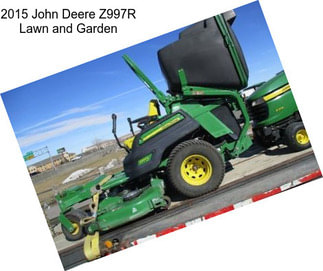 2015 John Deere Z997R Lawn and Garden