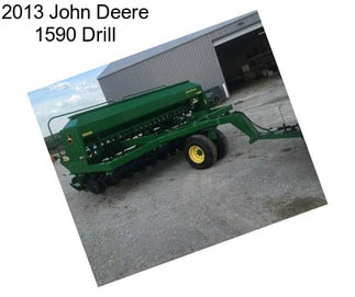 2013 John Deere 1590 Drill