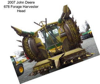 2007 John Deere 678 Forage Harvester Head