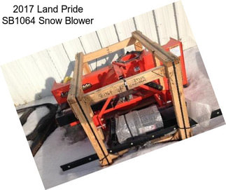 2017 Land Pride SB1064 Snow Blower