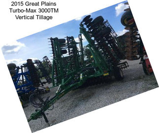 2015 Great Plains Turbo-Max 3000TM Vertical Tillage