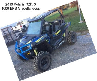 2016 Polaris RZR S 1000 EPS Miscellaneous