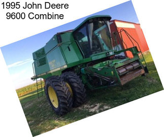 1995 John Deere 9600 Combine