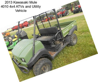 2013 Kawasaki Mule 4010 4x4 ATVs and Utility Vehicle