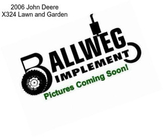 2006 John Deere X324 Lawn and Garden