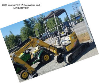 2016 Yanmar VIO17 Excavators and Mini Excavator