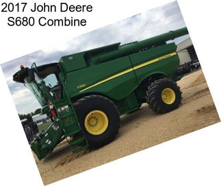 2017 John Deere S680 Combine