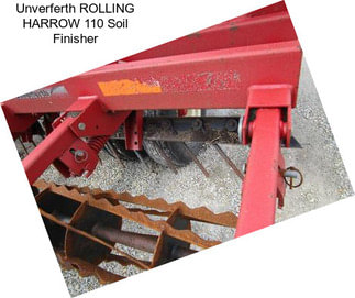 Unverferth ROLLING HARROW 110 Soil Finisher