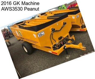 2016 GK Machine AWS3530 Peanut