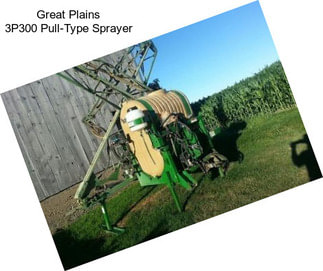 Great Plains 3P300 Pull-Type Sprayer