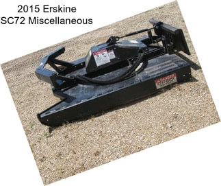 2015 Erskine SC72 Miscellaneous