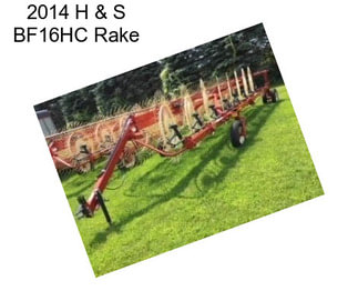 2014 H & S BF16HC Rake