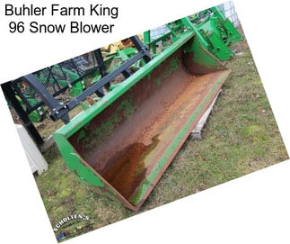 Buhler Farm King 96 Snow Blower