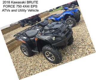 2018 Kawasaki BRUTE FORCE 750 4X4I EPS ATVs and Utility Vehicle