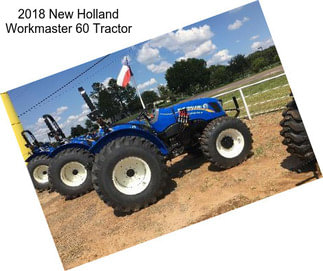 2018 New Holland Workmaster 60 Tractor