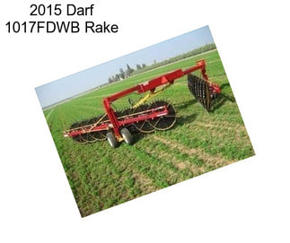 2015 Darf 1017FDWB Rake