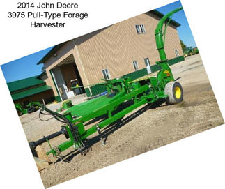 2014 John Deere 3975 Pull-Type Forage Harvester