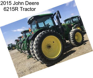 2015 John Deere 6215R Tractor