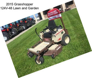 2015 Grasshopper 124V-48 Lawn and Garden