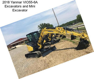 2018 Yanmar VIO55-6A Excavators and Mini Excavator