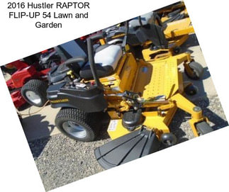 2016 Hustler RAPTOR FLIP-UP 54 Lawn and Garden