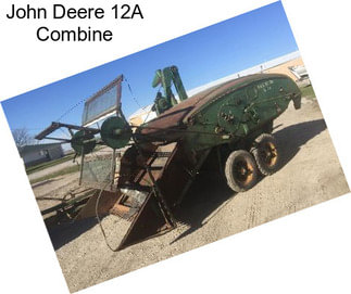 John Deere 12A Combine
