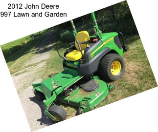 2012 John Deere 997 Lawn and Garden