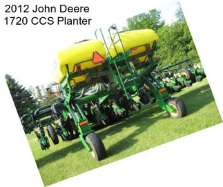 2012 John Deere 1720 CCS Planter