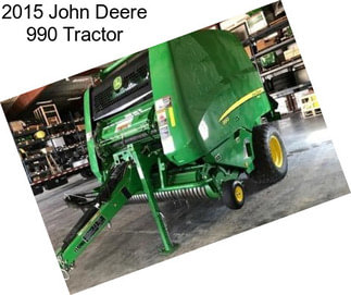 2015 John Deere 990 Tractor