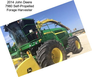 2014 John Deere 7980 Self-Propelled Forage Harvester