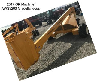 2017 GK Machine AWS3200 Miscellaneous