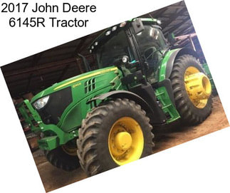 2017 John Deere 6145R Tractor