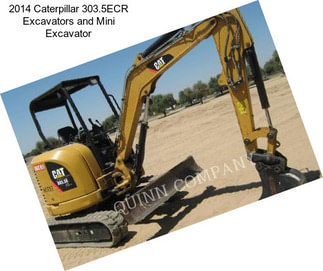 2014 Caterpillar 303.5ECR Excavators and Mini Excavator