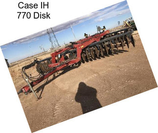 Case IH 770 Disk