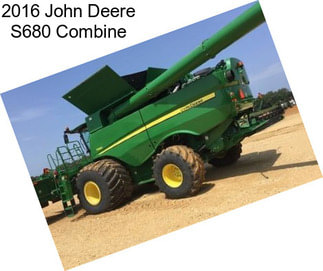 2016 John Deere S680 Combine