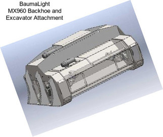 BaumaLight MX960 Backhoe and Excavator Attachment