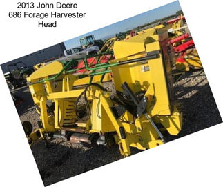 2013 John Deere 686 Forage Harvester Head