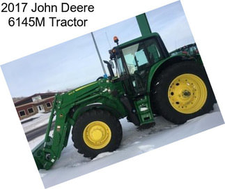 2017 John Deere 6145M Tractor