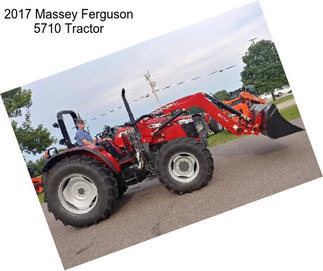 2017 Massey Ferguson 5710 Tractor