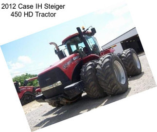 2012 Case IH Steiger 450 HD Tractor