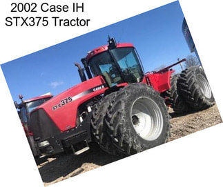 2002 Case IH STX375 Tractor