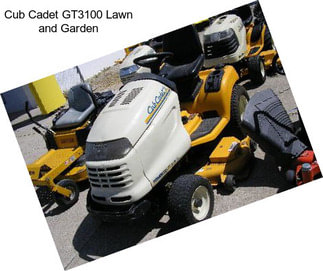 Cub Cadet GT3100 Lawn and Garden