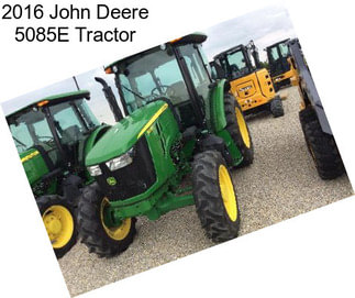 2016 John Deere 5085E Tractor