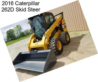 2016 Caterpillar 262D Skid Steer