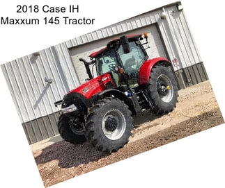 2018 Case IH Maxxum 145 Tractor