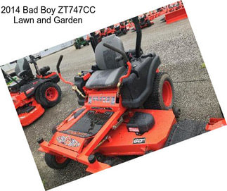 2014 Bad Boy ZT747CC Lawn and Garden