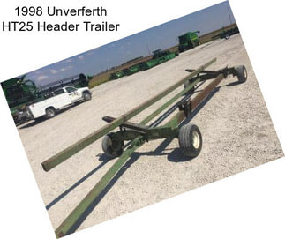 1998 Unverferth HT25 Header Trailer