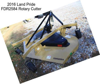 2016 Land Pride FDR2584 Rotary Cutter