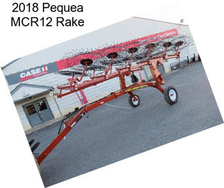 2018 Pequea MCR12 Rake