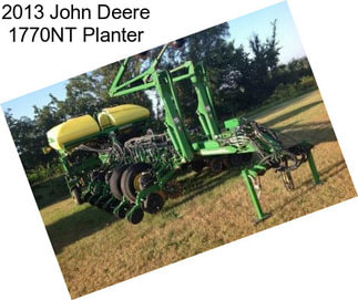 2013 John Deere 1770NT Planter